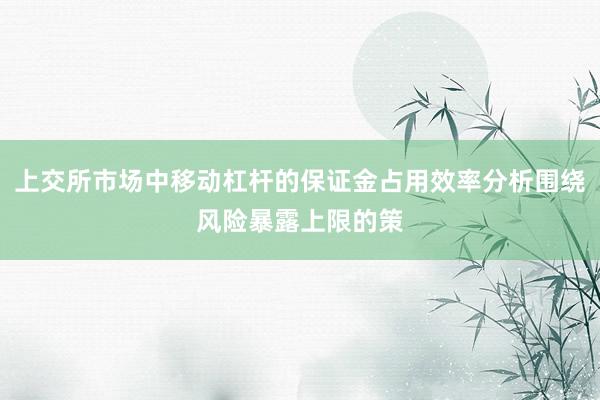 上交所市场中移动杠杆的保证金占用效率分析围绕风险暴露上限的策